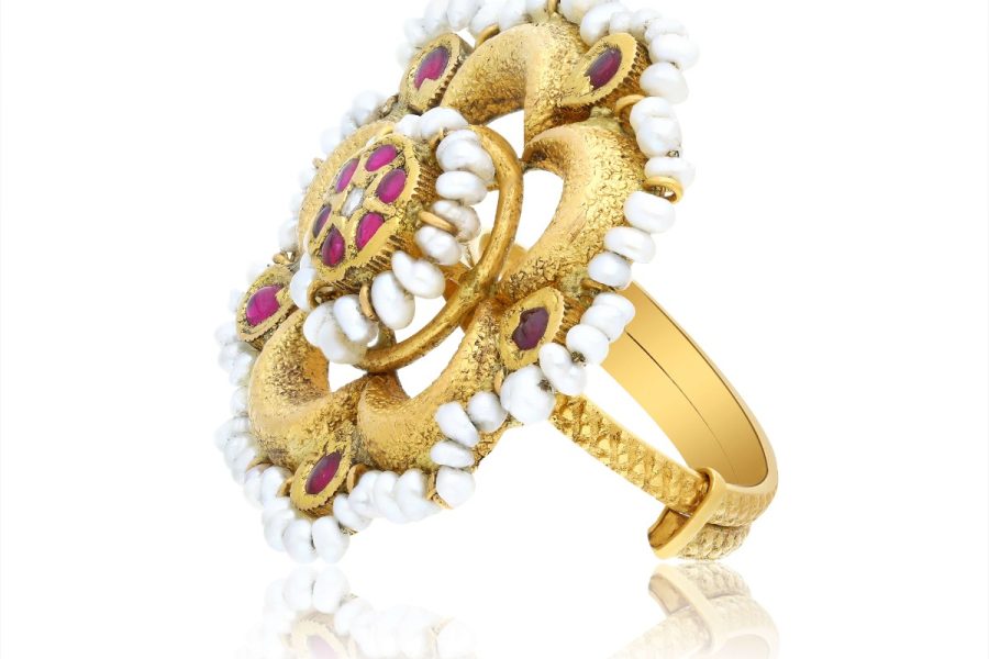 Hazoorilal gold Ring